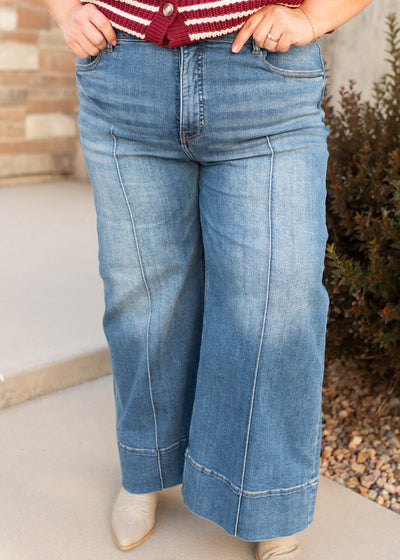 Julie Denim Wide Leg Pants