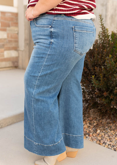 Julie Denim Wide Leg Pants