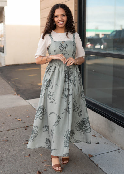 Scarlett Sage Floral Dress
