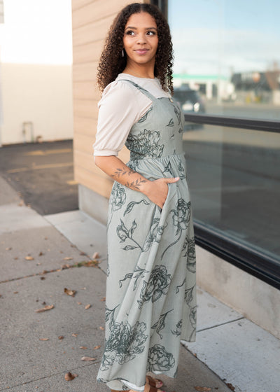 Scarlett Sage Floral Dress