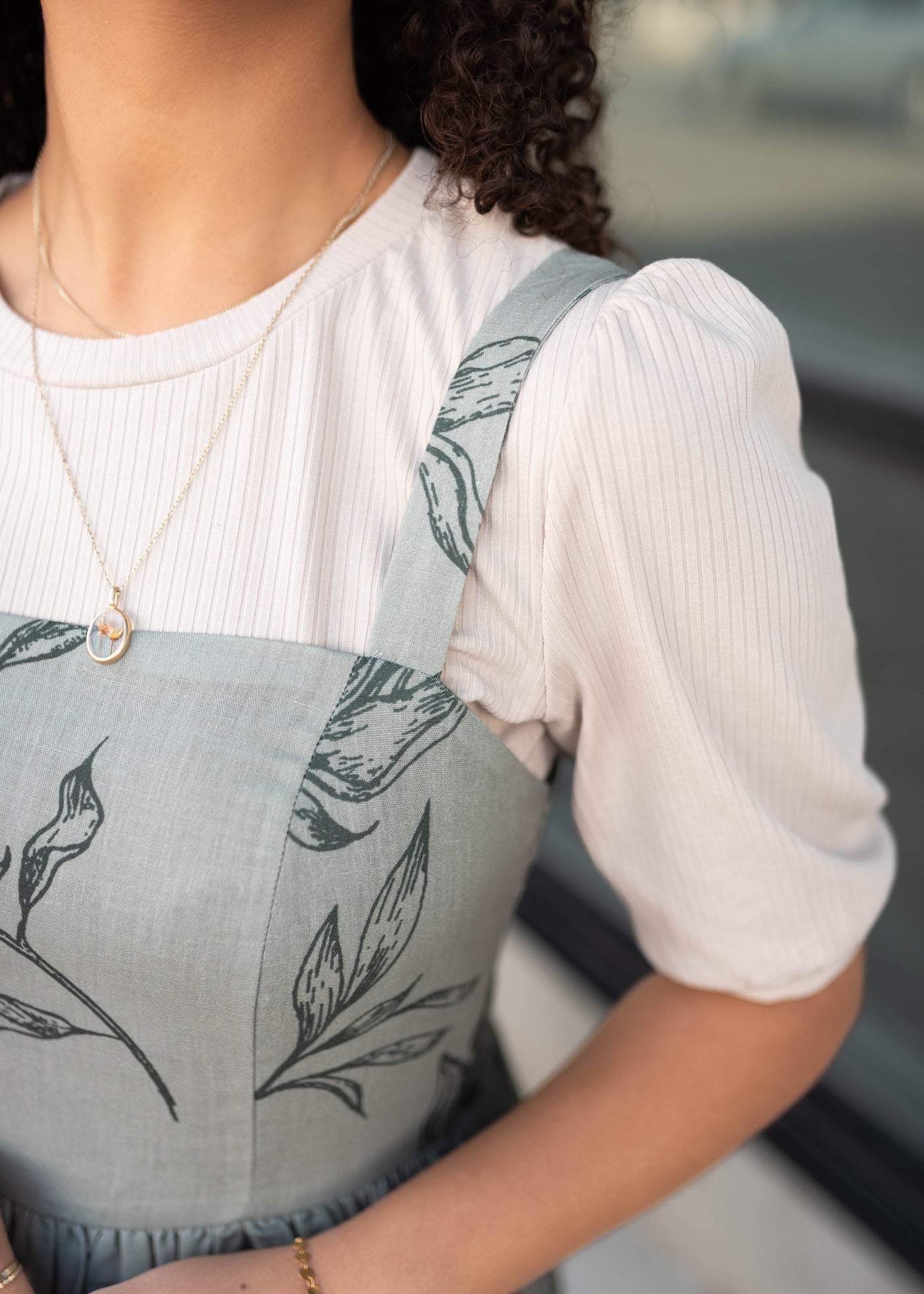 Scarlett Sage Floral Dress