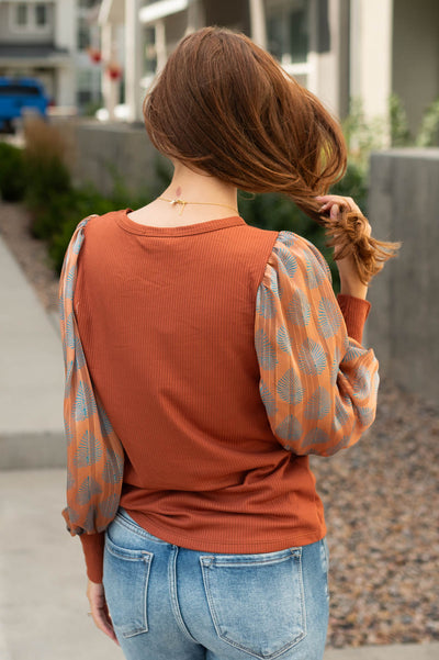 Back view of a rust top