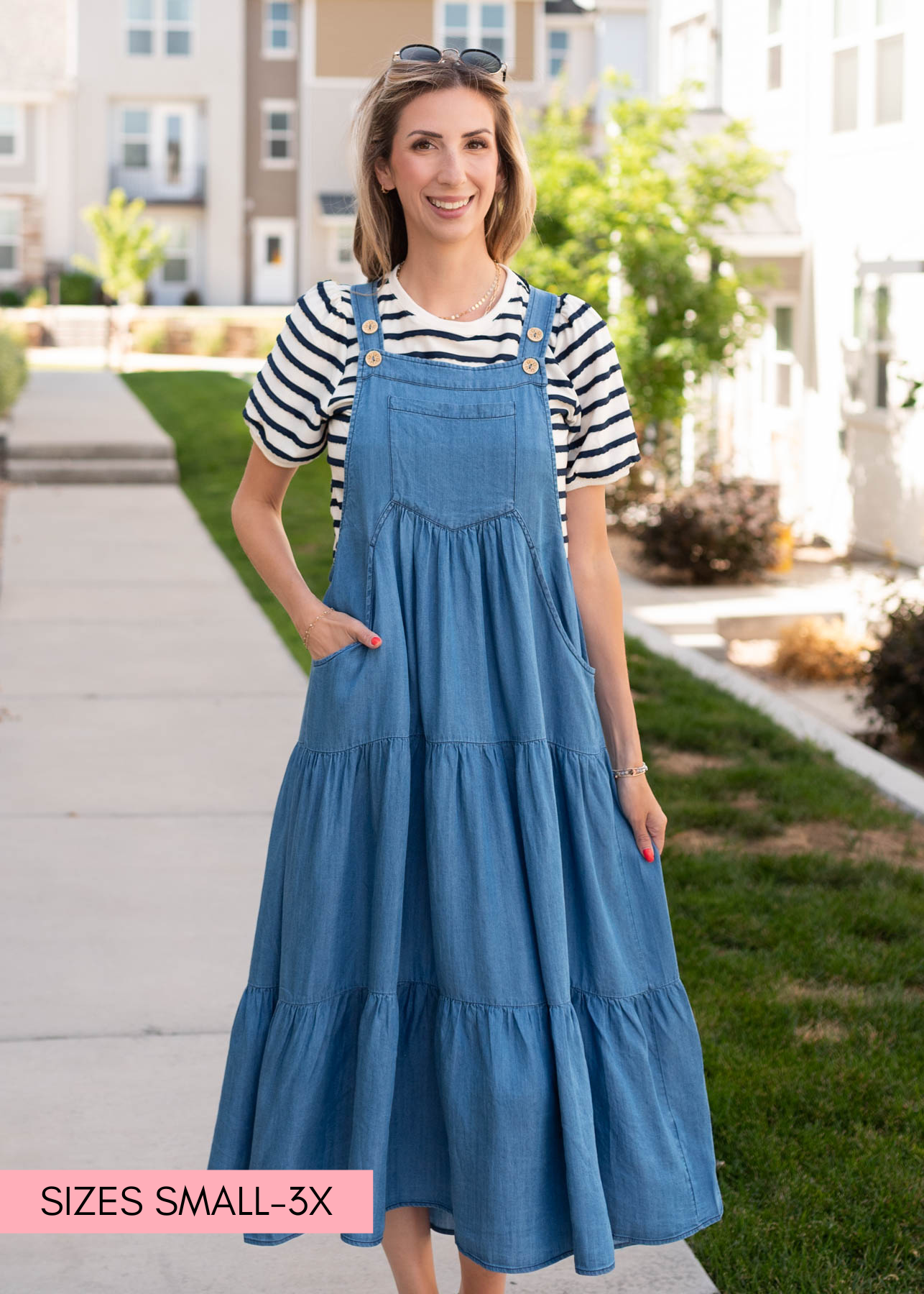 Cambray overall dress