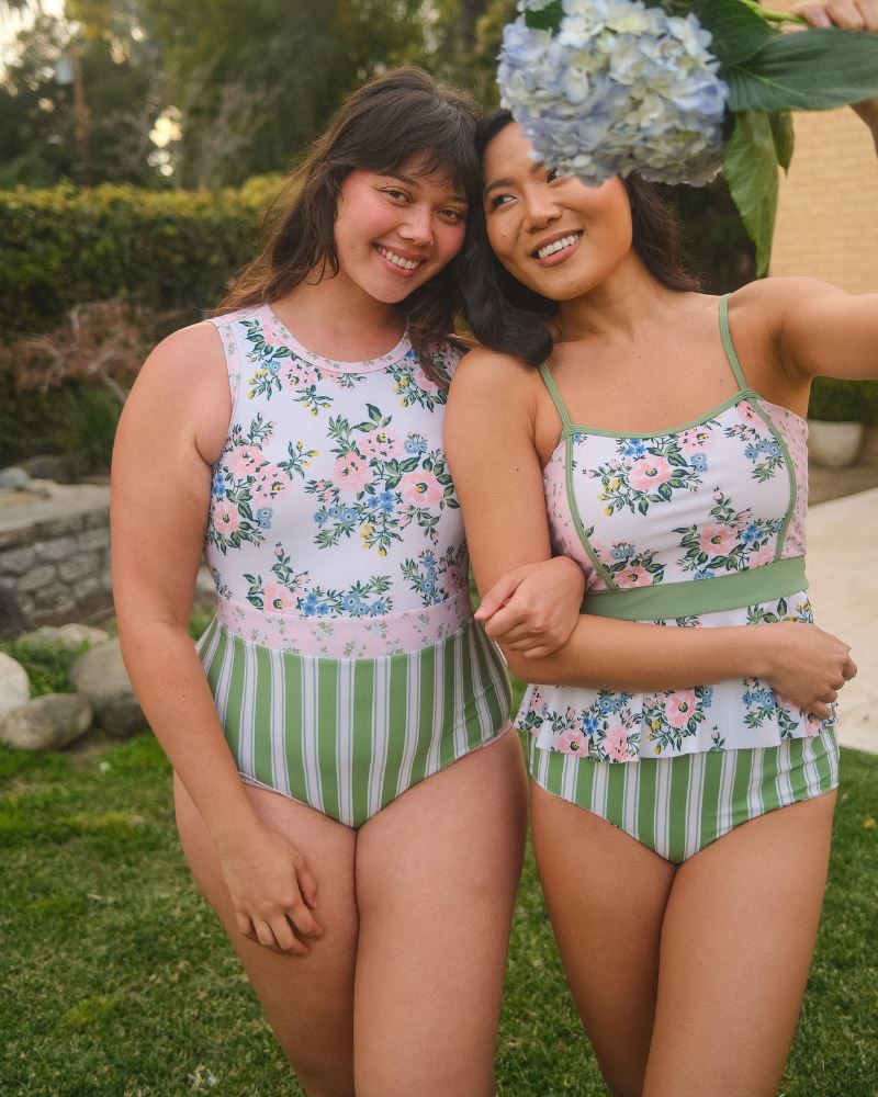 Somerset Floral High-Neck One-Piece