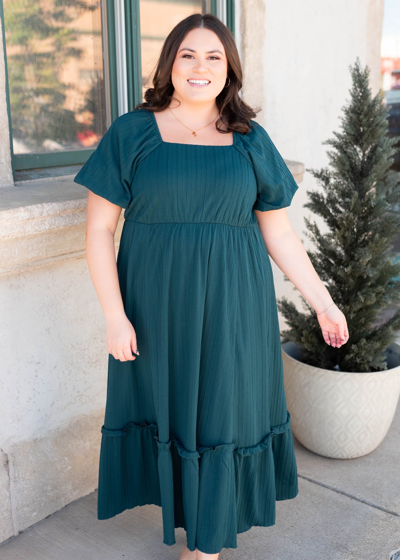 Sophia Forest Green Dress