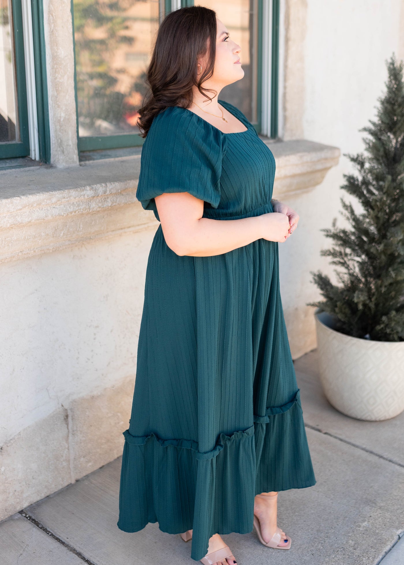 Sophia Forest Green Dress