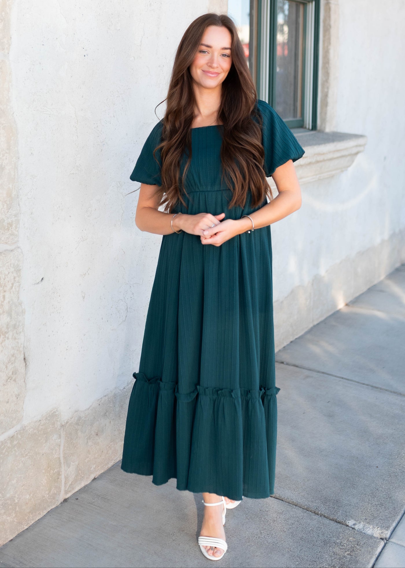 Sophia Forest Green Dress
