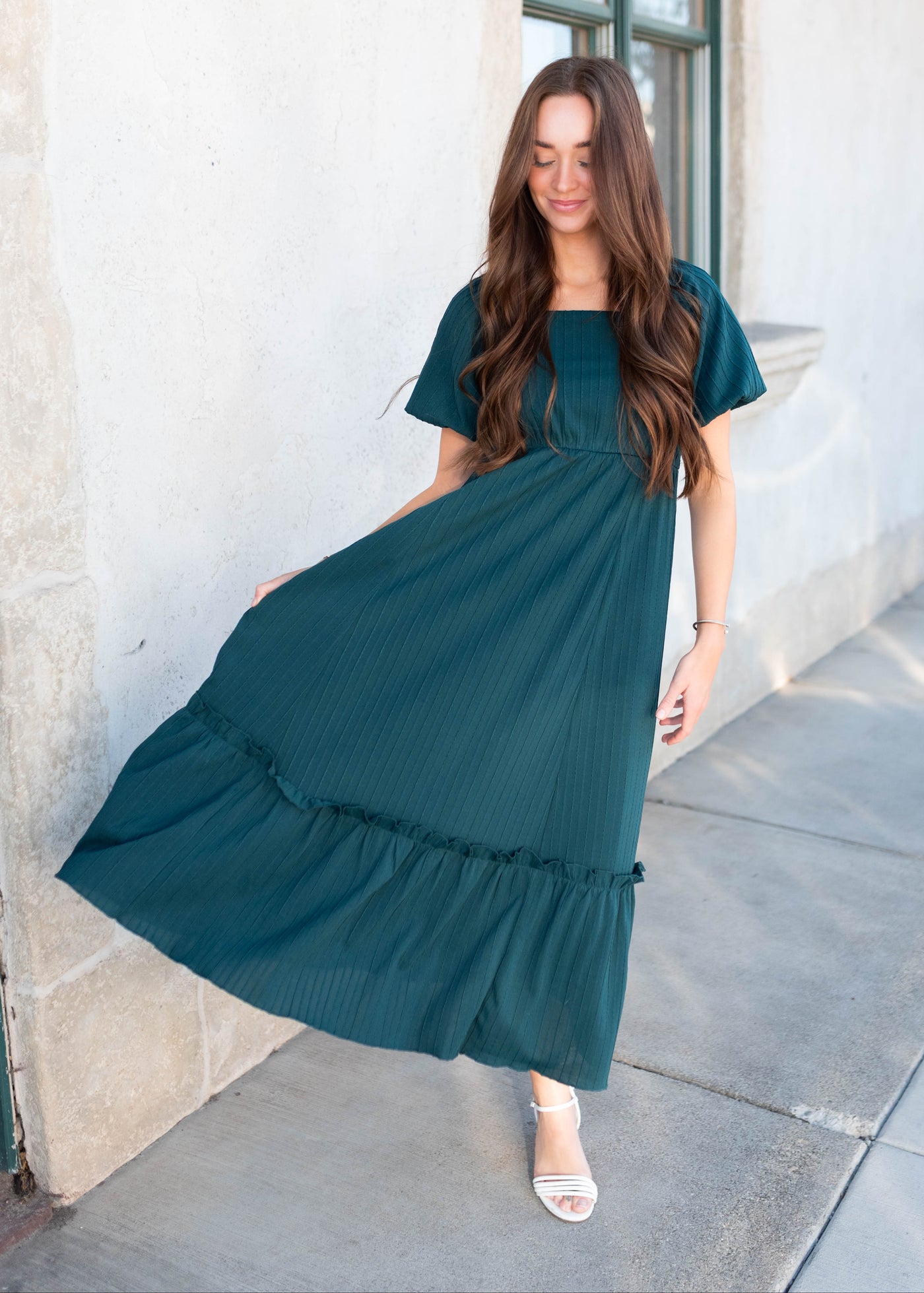 Sophia Forest Green Dress