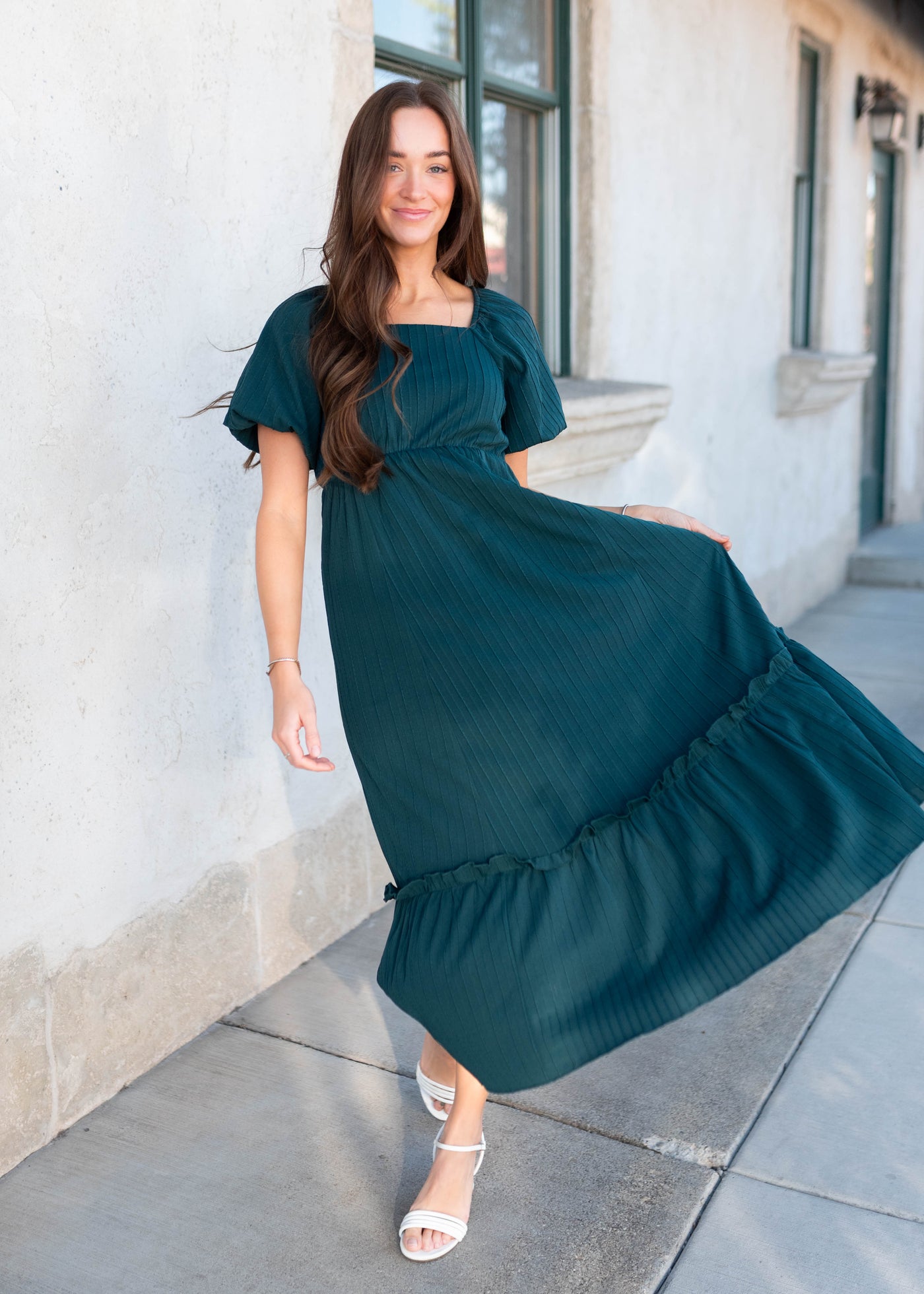 Sophia Forest Green Dress