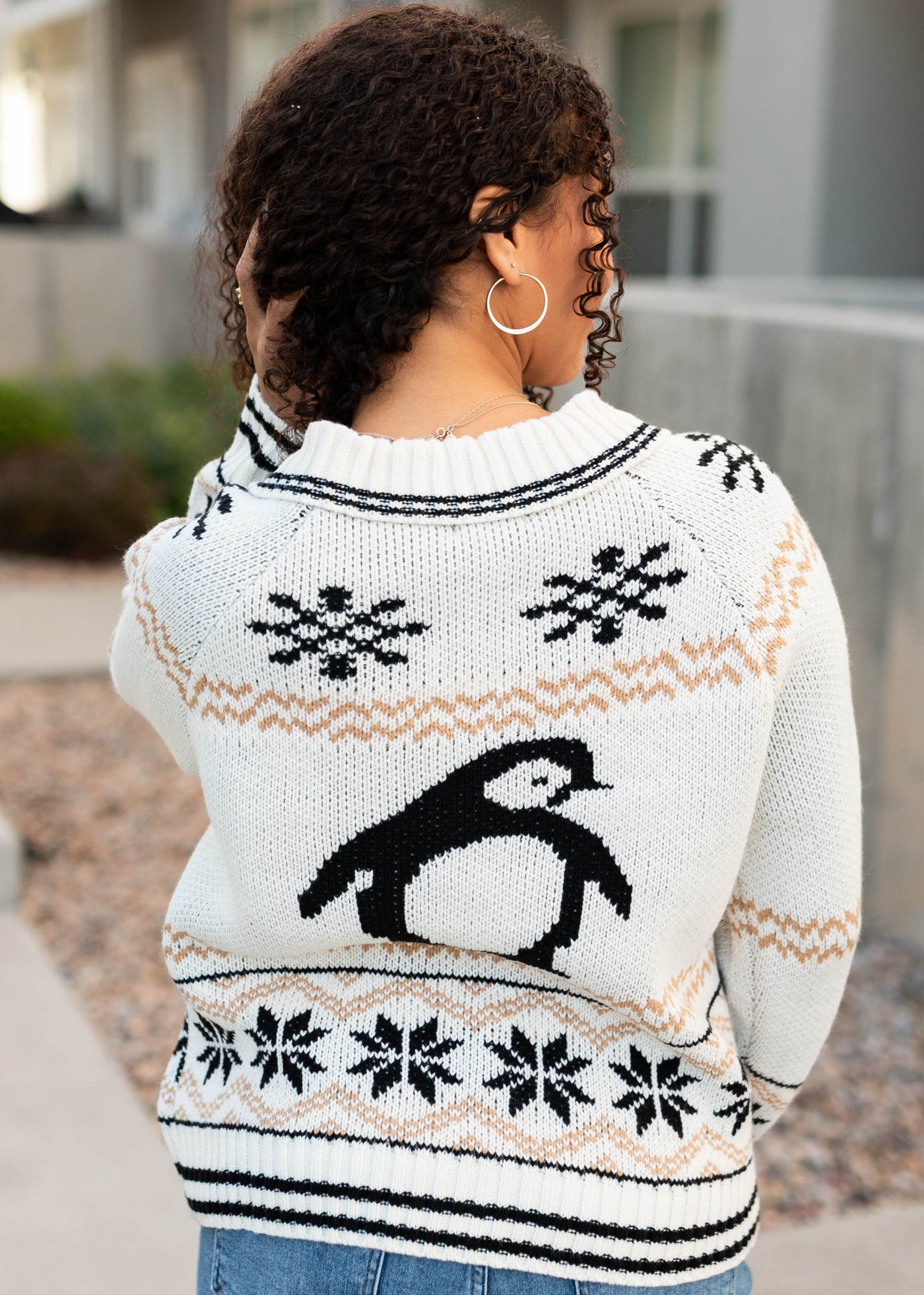Stella Cream Patterned Cardigan