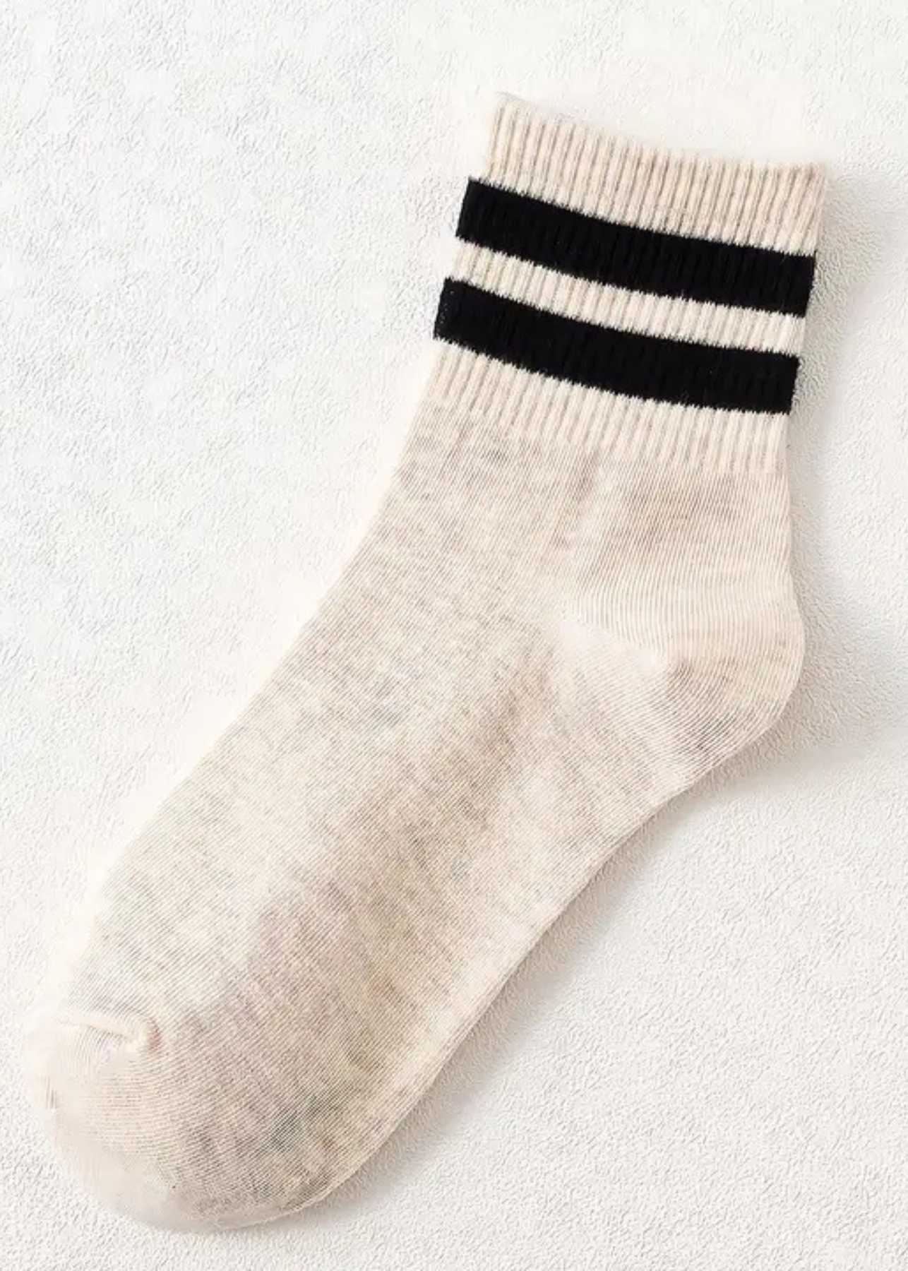 Black stripe socks