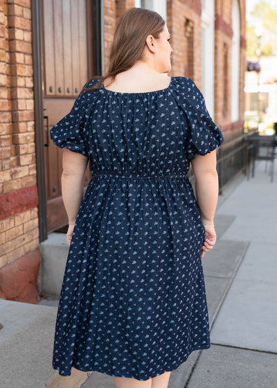 Tess Floral Denim Dress