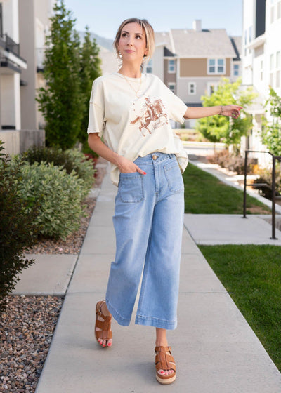 Whitney Cream Rodeo Top
