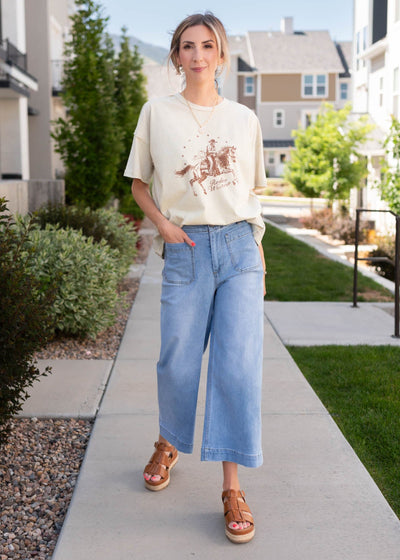 Whitney Cream Rodeo Top