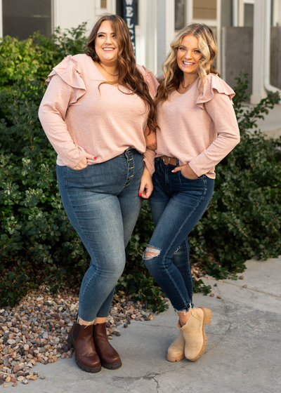 Yvette Mauve Top