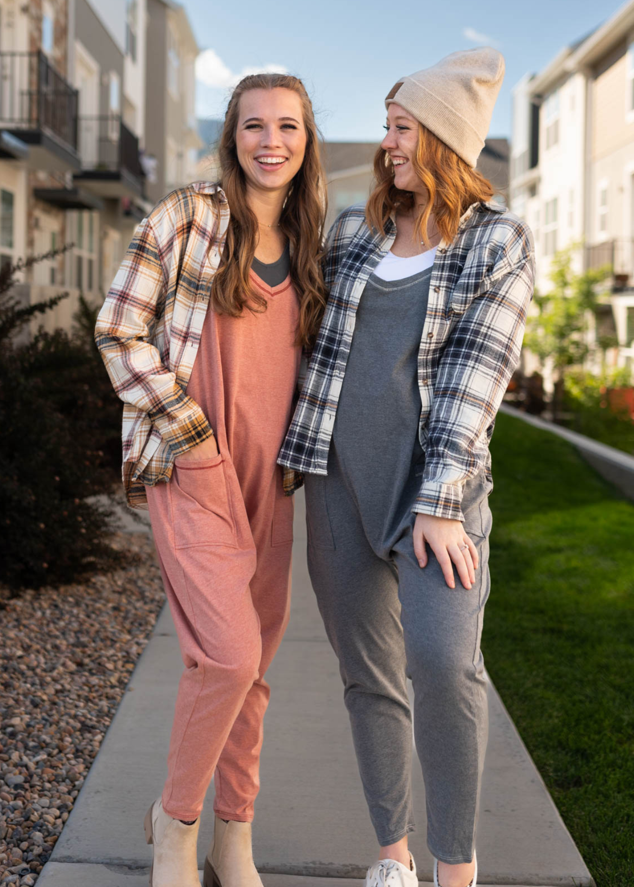 Zena Black Plaid Top