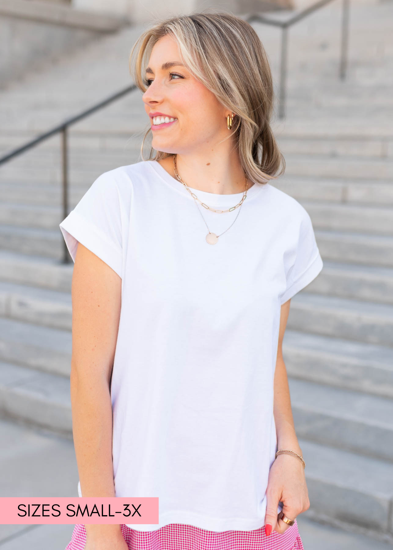 Astra white tee shirt