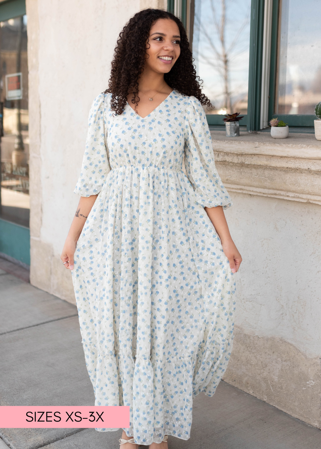 sachin and babi light blue dress What Is Smart Casual Dress Code For Women? main image 1