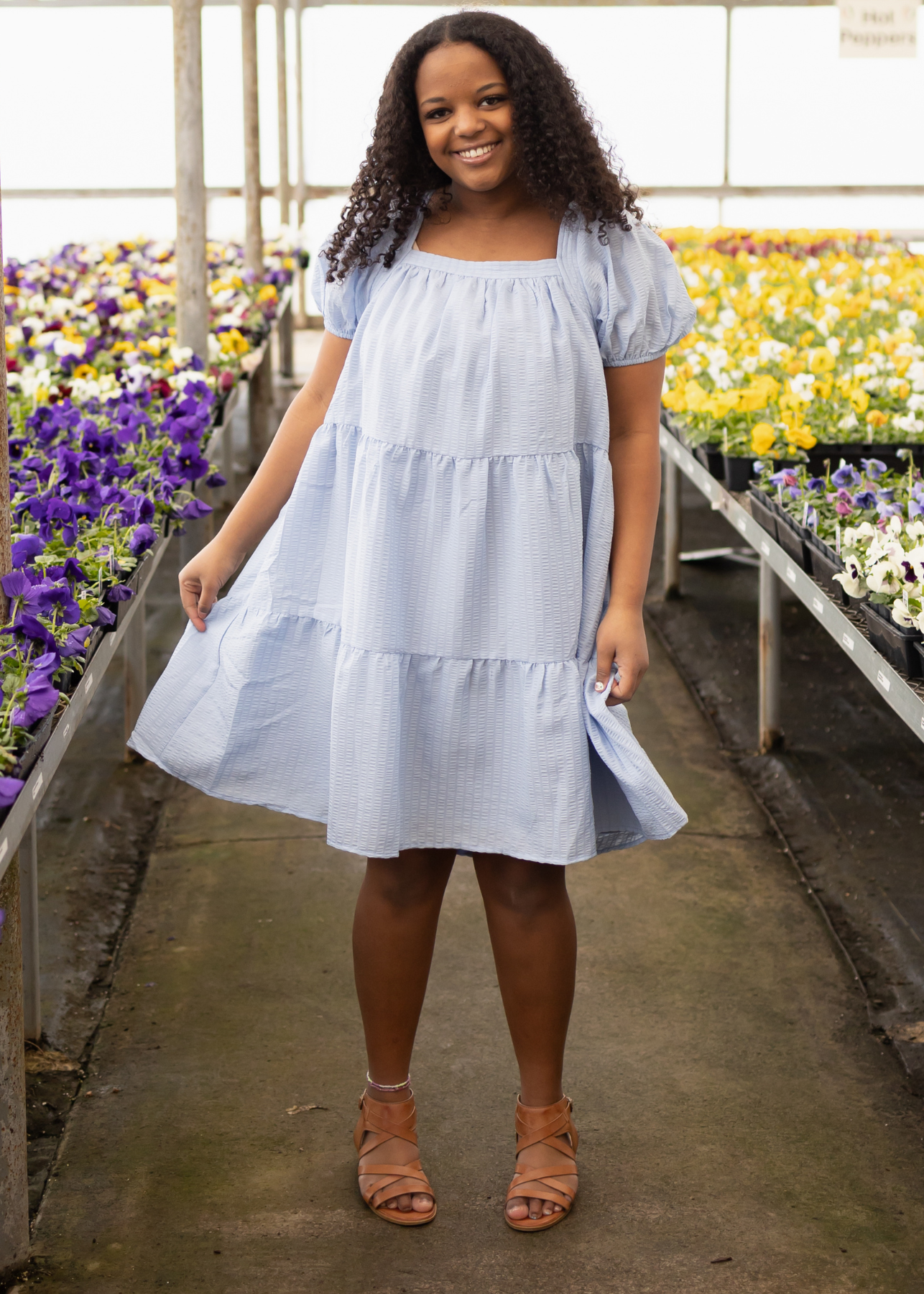 Light blue dress