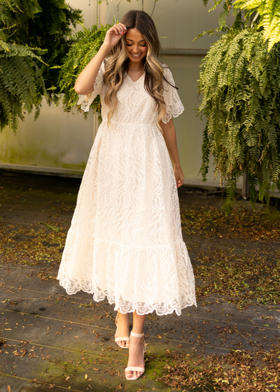 Cream dress