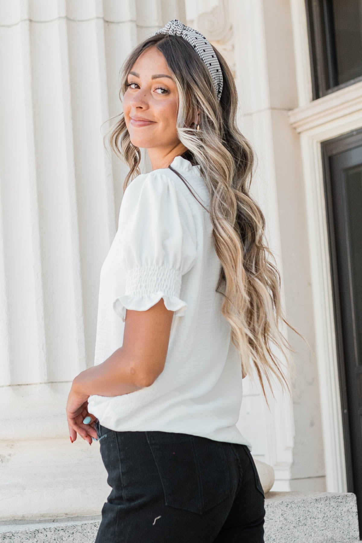 Brenda White Top