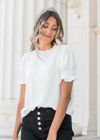 Brenda White Top