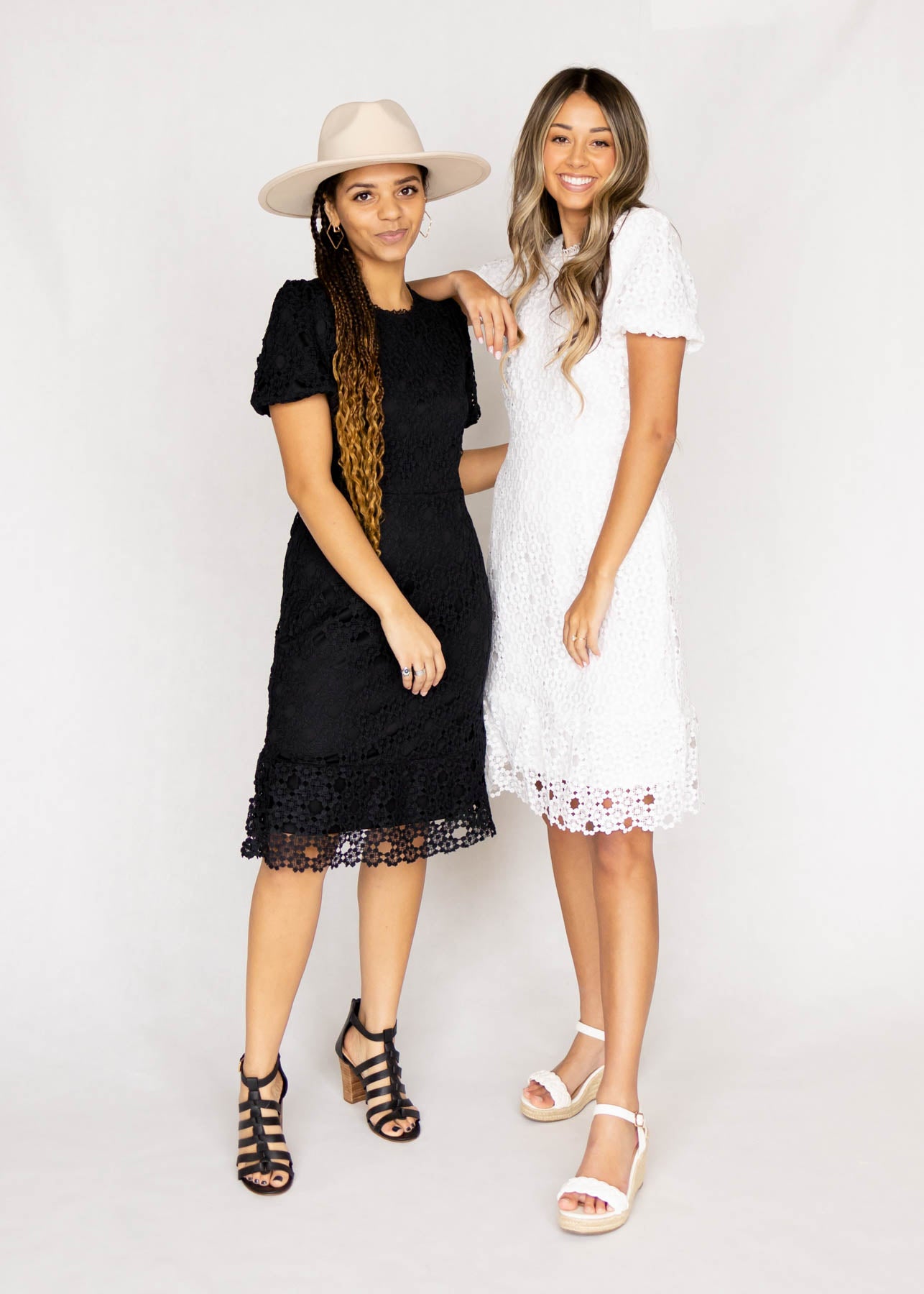 Bridget White Lace Dress