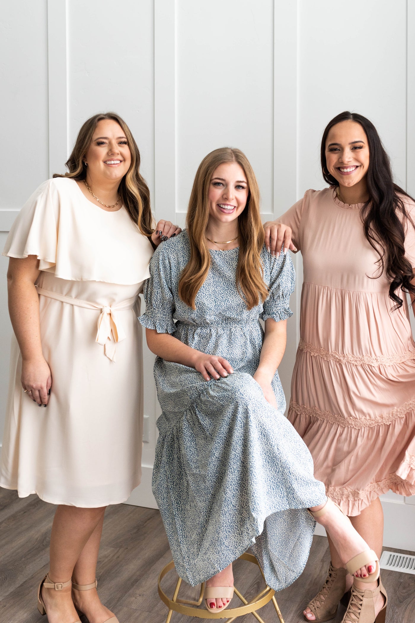 Claribel Cream Dress