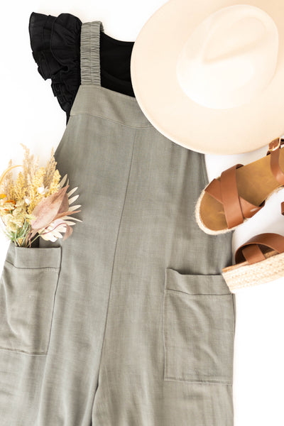 Bali Dark Sage Jumpsuit
