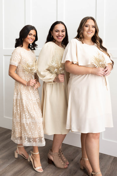 Breesa Cream Dress