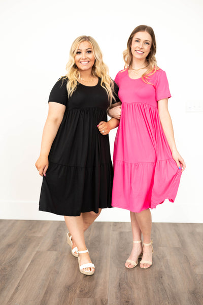 Darlene Fuchsia Dress