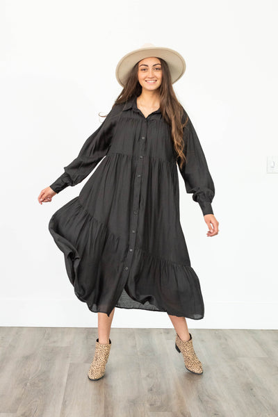 Fenna Black Dress