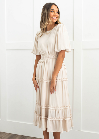 Cream dress