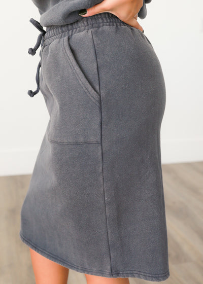 Isabeau Deep Navy Skirt