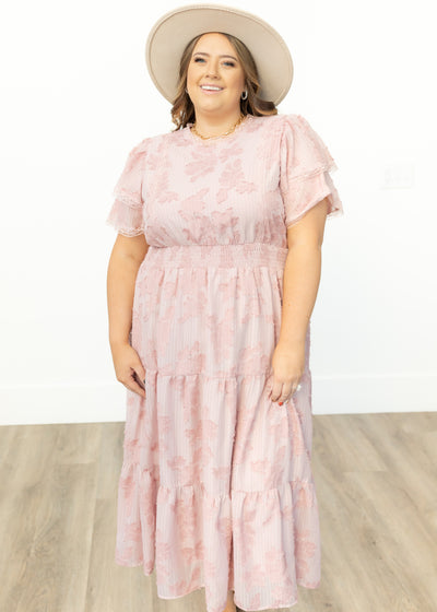 Joni Floral Mauve Dress Exclusive