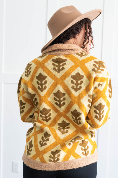 Laurie Camel Cardigan