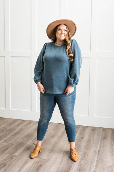 Liz Denim Top