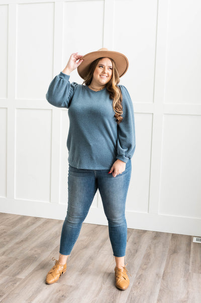 Liz Denim Top