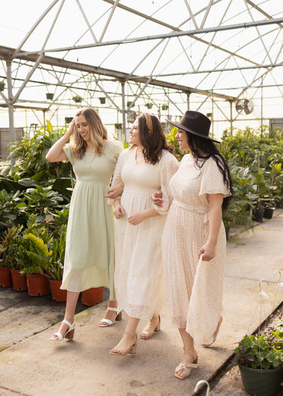 Poppy Sage Dress