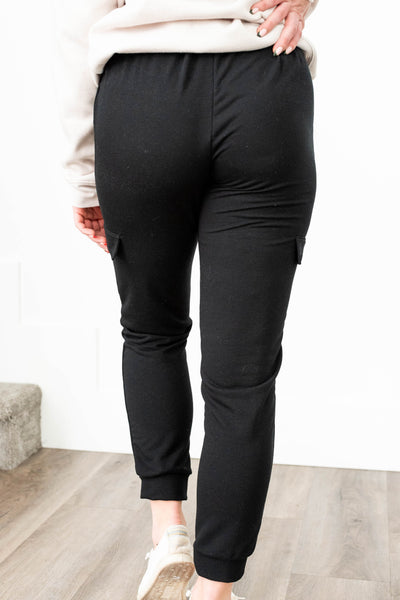 Mackie Black Joggers