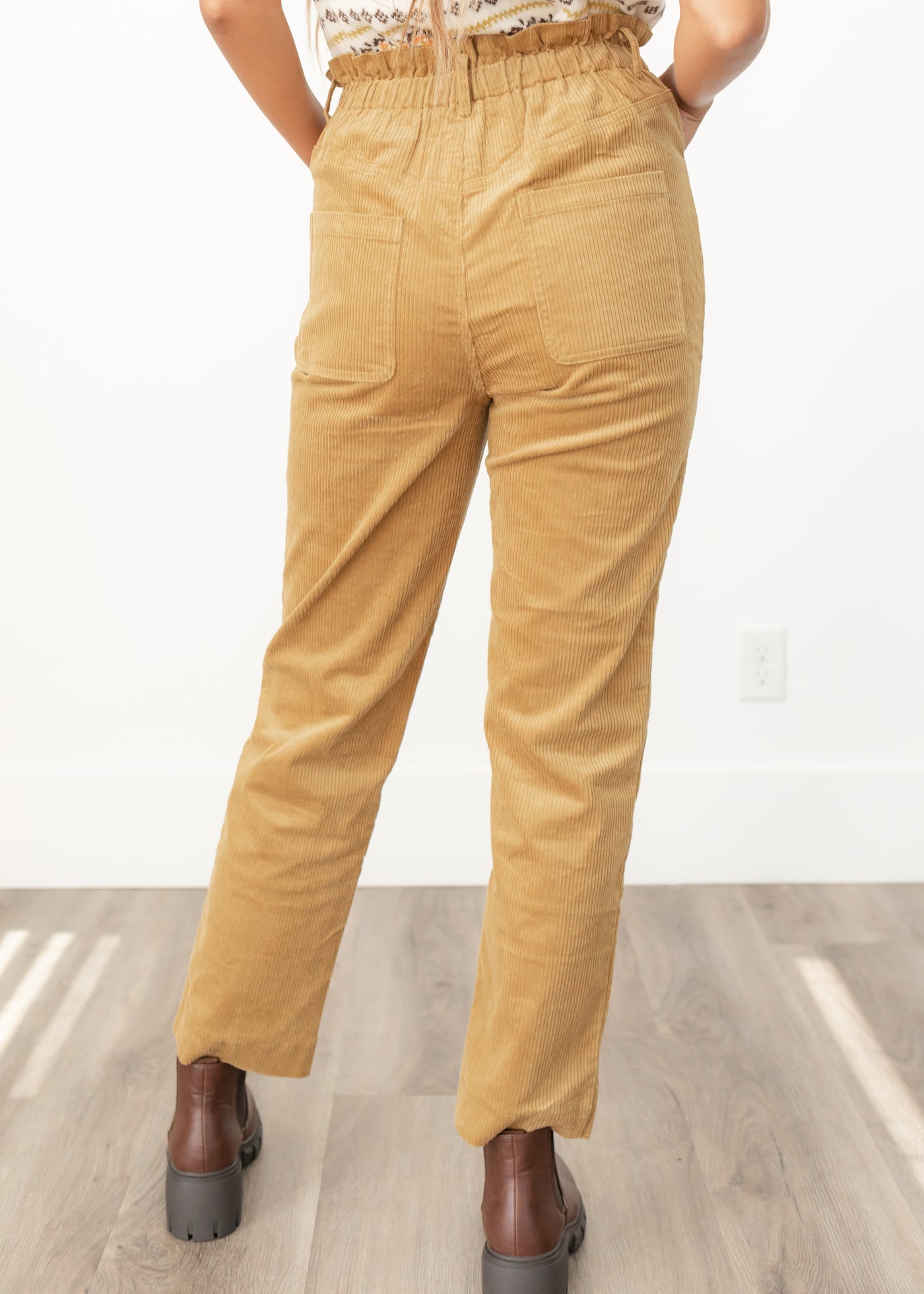 Mia Mustard Corduroy Pants