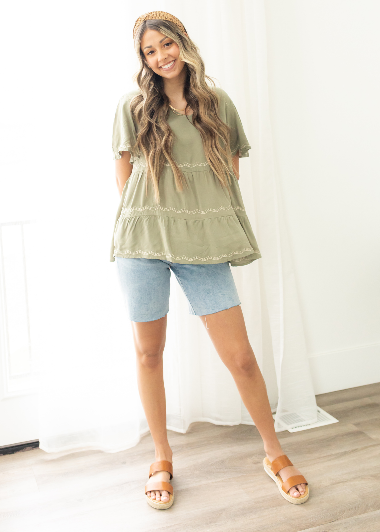 Newport Light High Rise Bermuda Shorts