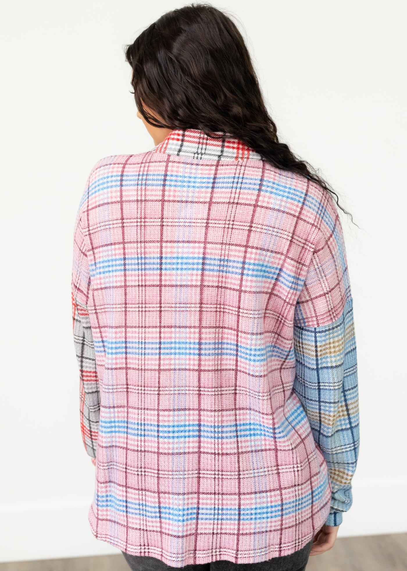 Osaka Pink Plaid Top