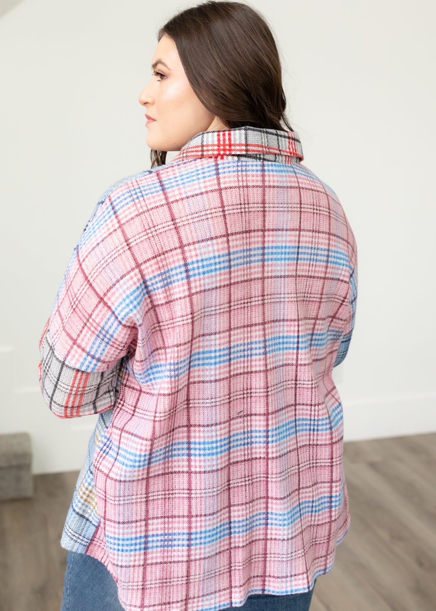 Osaka Pink Plaid Top