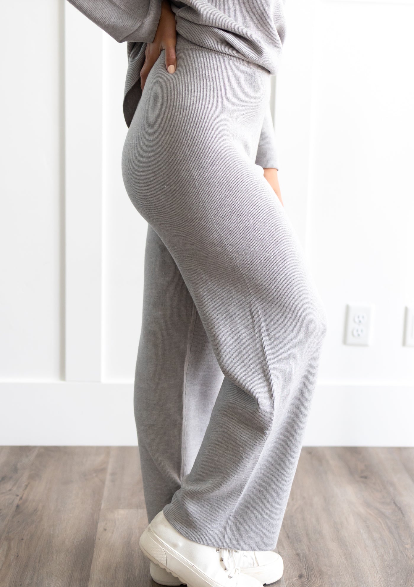 Verena Grey Knit Set