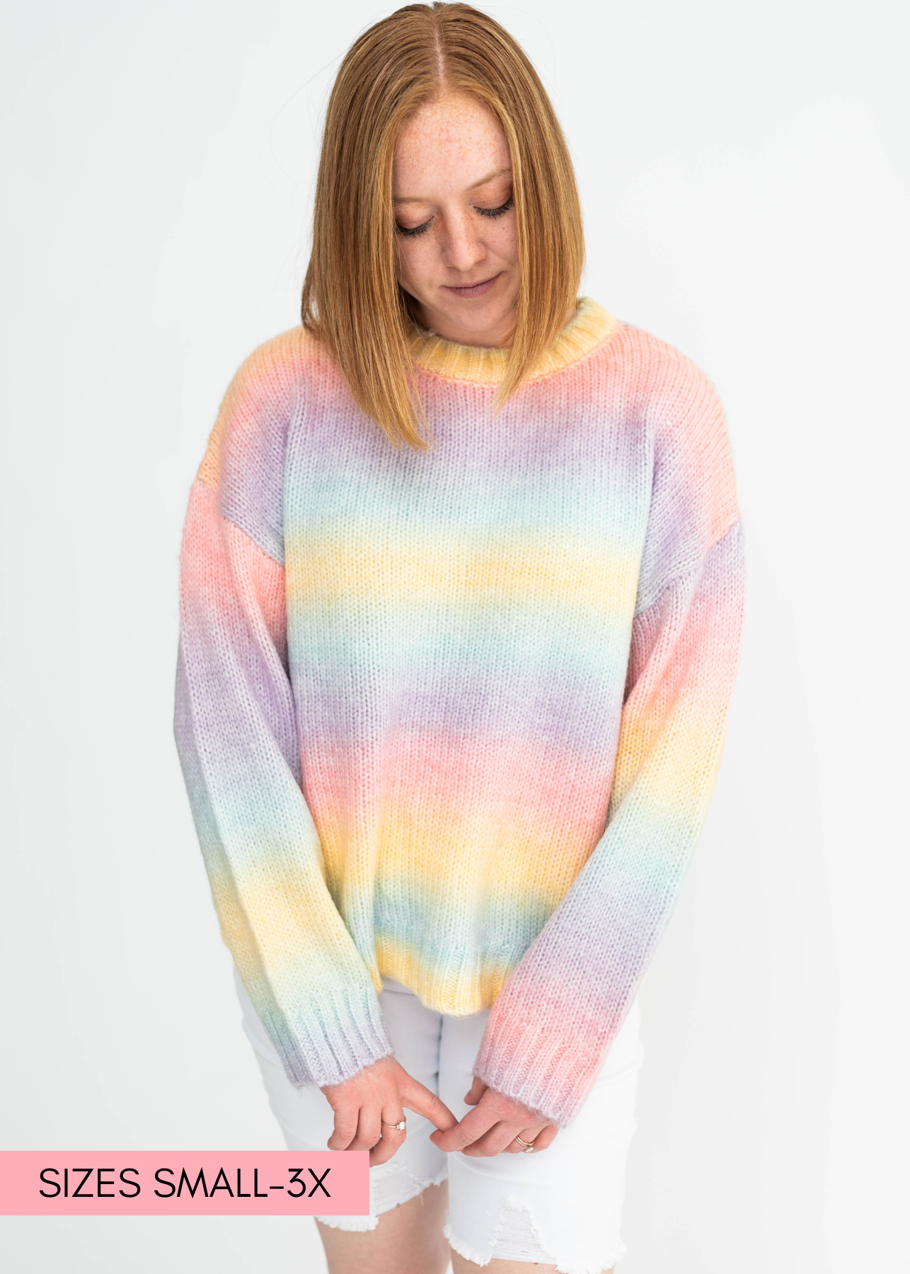 Stripe pastel sweater